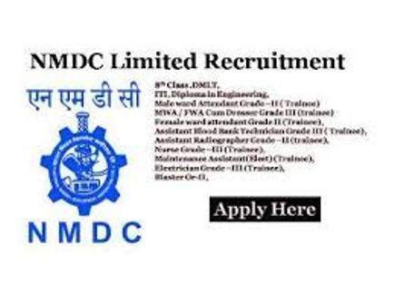 NMDC Limited Staff Nurse Vacancy
