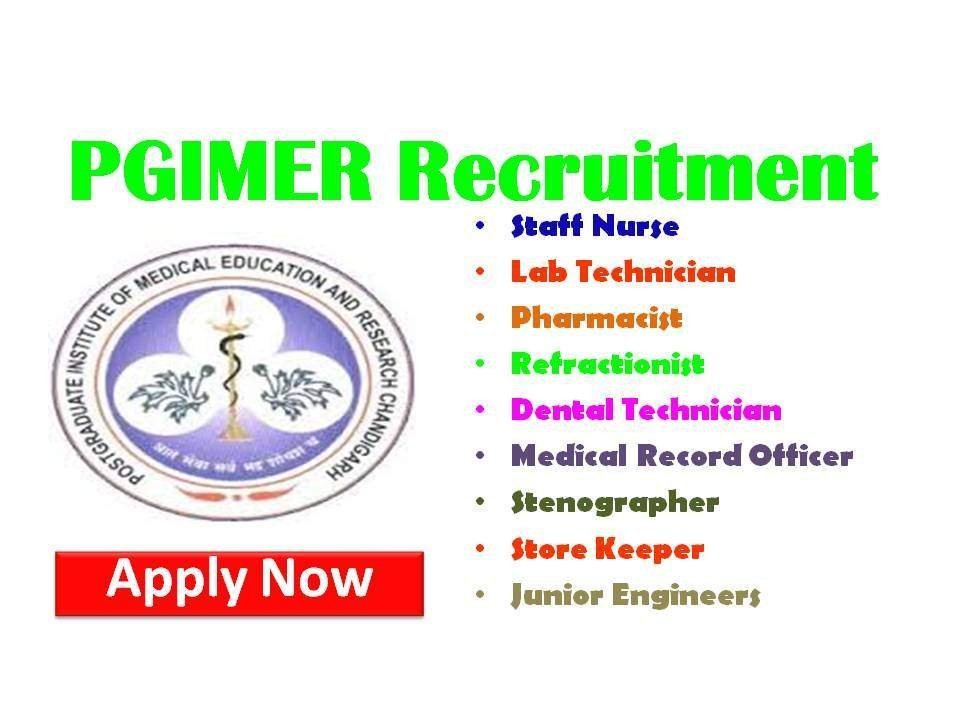 PGIMER Nursing Recruitment 2018