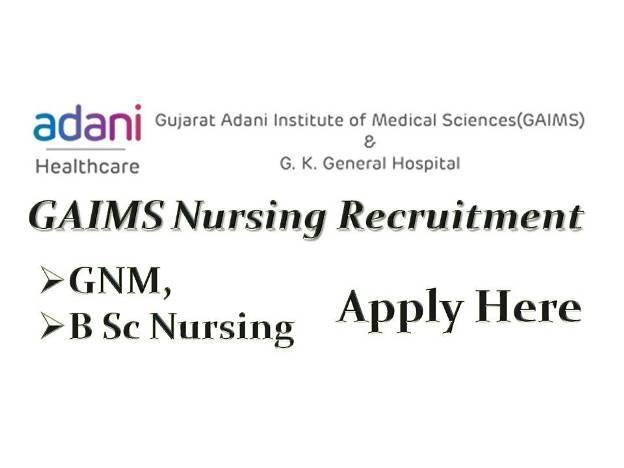 GAIMS Staff Nurse Vacncy