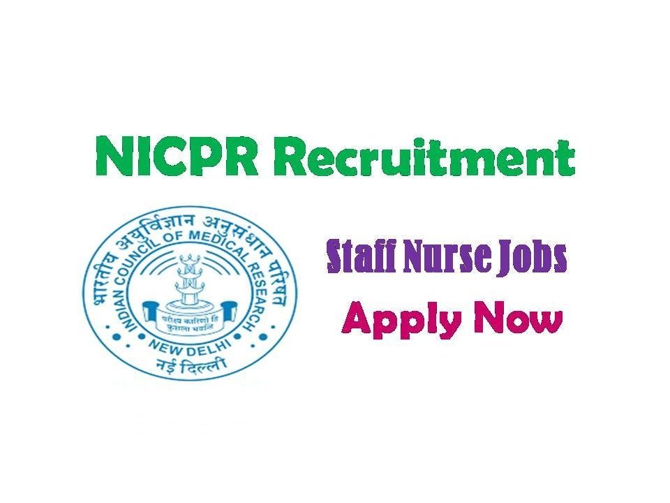 ICMR- NICPR Recruitment