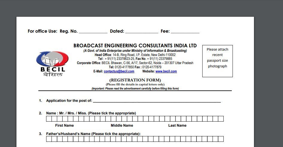 BECI Staff Nurse Vacancy