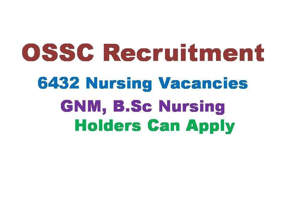 OSSC Staff Nurse Jobs