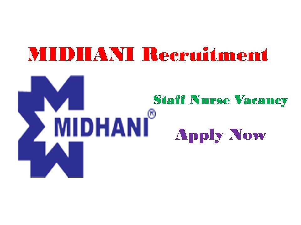 MIDHANI Recruitment 2021 nursing jobs