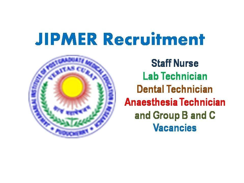 JIPMER Staff Nurse Recruitment 2022