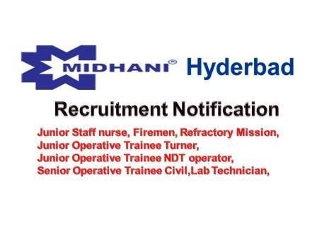 Staffnurse Vacancy in Midhani